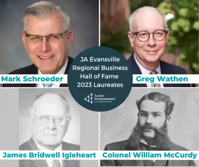 JA Evansville Regional Business Hall of Fame 2023 Laureates